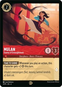 Disney Lorcana: Mulan - Enemy of Entanglement (PR1)