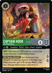 Disney Lorcana: Captain Hook - The Pirate King (8JAF)