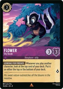 Disney Lorcana: Flower - Shy Skunk (8JAF)