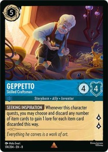 Disney Lorcana: Geppetto - Skilled Craftsman (8JAF)