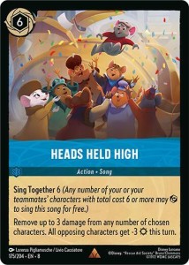 Disney Lorcana: Heads Held High (8JAF)