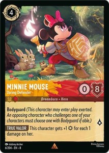Disney Lorcana: Minnie Mouse - Daring Defender (8JAF)