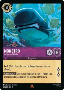 Disney Lorcana: Monstro - Infamous Whale (8JAF)