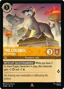 Disney Lorcana: The Colonel - Old Sheepdog (8JAF)