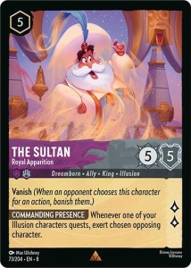 Disney Lorcana: The Sultan - Royal Appaarition (8JAF)