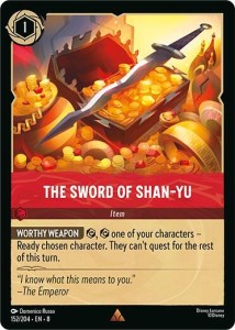 Disney Lorcana: The Sword of Shan Yu (8JAF)