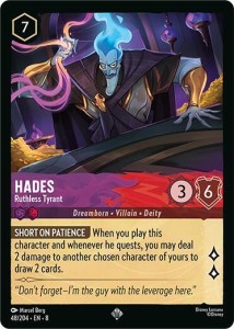 Disney Lorcana: Hades - Ruthless Tyrant (8JAF)