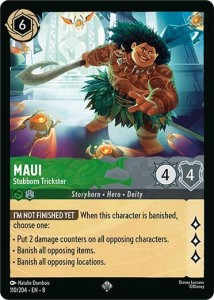 Disney Lorcana: Maui - Stubborn Trickster (8JAF)