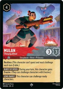 Disney Lorcana: Mulan - Charging Ahead (8JAF)