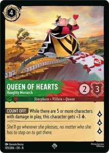 Disney Lorcana: Queen of Hearts - Haughty Monarch (8JAF)