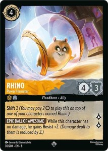 Disney Lorcana: Rhino - Power Hamster (8JAF)