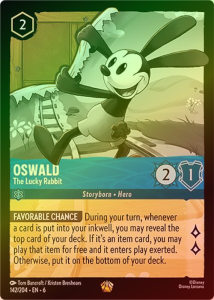 Disney Lorcana: Oswald - The Lucky Rabbit (Foil) (6AZS)