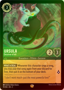 Disney Lorcana: Ursula - Deceiver of All (Foil) (3INK)