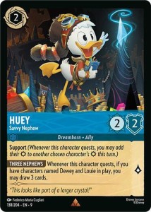Disney Lorcana: Huey - Savvy Nephew (9FAB)