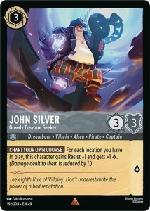 Disney Lorcana: John Silver - Greedy Treasure Seeker (9FAB)