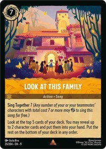Disney Lorcana: Look at This Family (9FAB)