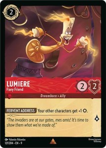 Disney Lorcana: Lumiere - Fiery Friend (9FAB)