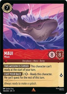 Disney Lorcana: Maui - Whale (9FAB)
