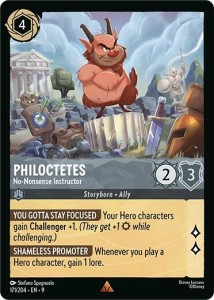 Disney Lorcana: Philoctetes - No-Nonsense Instructor (9FAB)