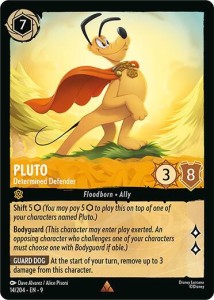 Disney Lorcana: Pluto - Determined Defender (9FAB)