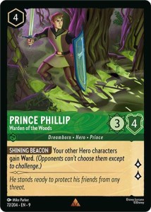 Disney Lorcana: Prince Phillip - Warden of the Woods (9FAB)