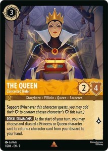 Disney Lorcana: The Queen - Conceited Ruler (9FAB)