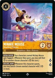 Disney Lorcana: Minnie Mouse - Sweetheart Princess (9FAB)