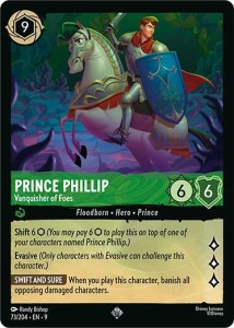 Disney Lorcana: Prince Phillip - Vanquisher of Foes (9FAB)
