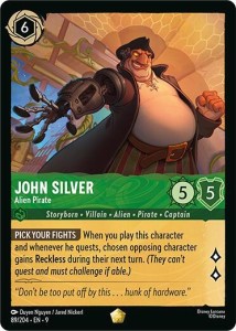 Disney Lorcana: John Silver - Alien Pirate (9FAB)