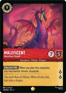 Disney Lorcana: Maleficent - Monstrous Dragon (9FAB)