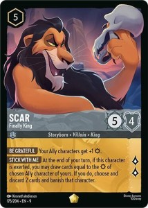 Disney Lorcana: Scar - Finally King (9FAB)