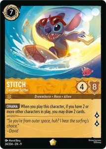 Disney Lorcana: Stitch - Carefree Surfer (9FAB)