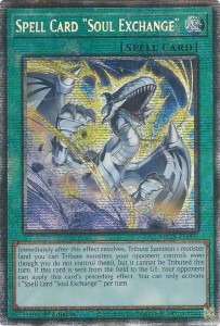 Yu-Gi-Oh! TCG: Spell Card "Soul Exchange" (MP25)