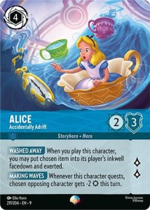 Disney Lorcana: Alice - Accidentally Adrift (Epic) (9FAB)