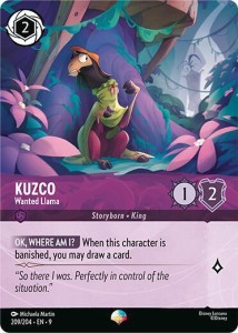 Disney Lorcana: Kuzco - Wanted Llama (Epic) (9FAB)