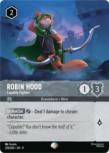 Disney Lorcana: Robin Hood - Capable Fighter (Epic) (9FAB)