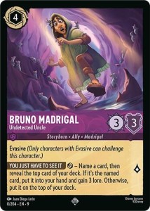 Disney Lorcana: Bruno Madrigal - Undetected Uncle (9FAB)