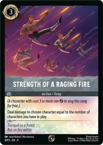 Disney Lorcana: Strength of a Raging Fire (PR3)