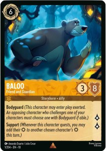 Disney Lorcana: Baloo - Friend and Guardian (10WHI)