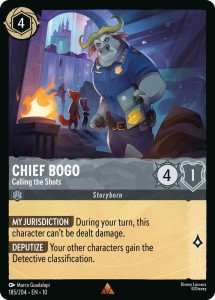 Disney Lorcana: Chief Bogo - Calling the Shots (10WHI)