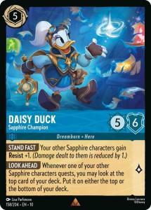 Disney Lorcana: Daisy Duck - Sapphire Champion (10WHI)