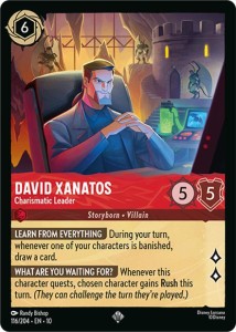 Disney Lorcana: David Xanatos - Charismatic Leader (10WHI)
