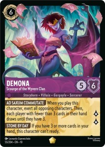 Disney Lorcana: Demona - Scourge of the Wyvern Clan (10WHI)