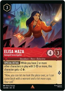 Disney Lorcana: Elisa Maza - Intrepid Investigator (10WHI)