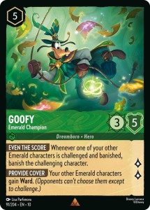 Disney Lorcana: Goofy - Emerald Champion (10WHI)