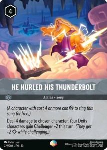 Disney Lorcana: He Hurled His Thunderbolt (Epic) (10WHI)