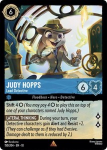 Disney Lorcana: Judy Hopps - Lead Detective (10WHI)