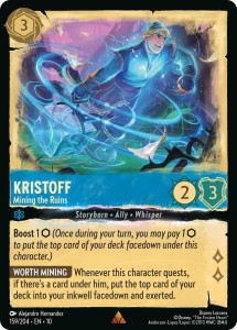 Disney Lorcana: Kristoff - Mining the Ruins (10WHI)