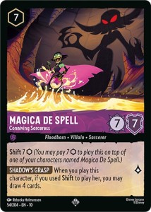 Disney Lorcana: Magica De Spell - Conniving Sorceress (10WHI)