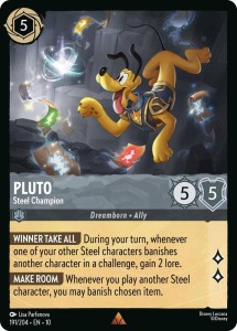 Disney Lorcana: Pluto - Steel Champion (10WHI)